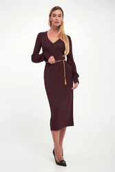 Sukienka z jedwabiem ELISABETTA FRANCHI