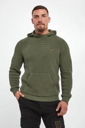 Sweter męski z kapturem AEROANUTICA MILITARE