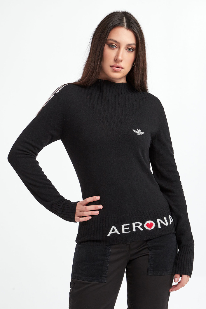 Sweter damski wełniany AERONAUTICA MILITARE