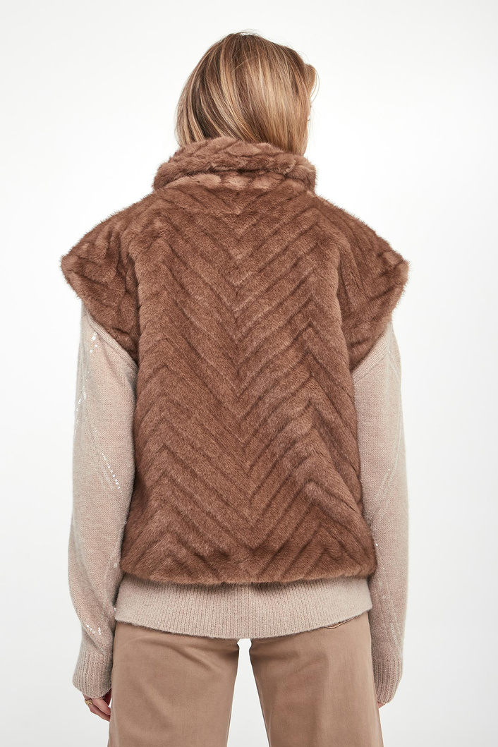 Kamizelka damska futrzana JOSEPH RIBKOFF