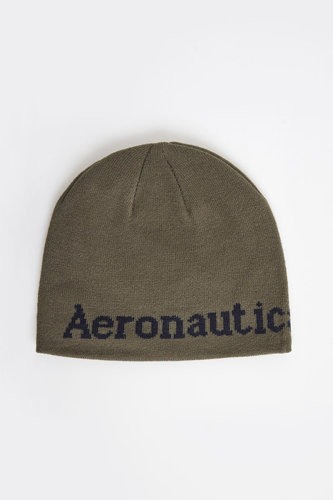 Czapka męska z logo AERONAUTICA MILITARE