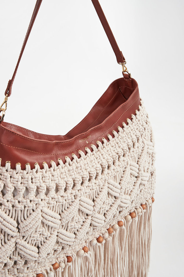 Torebka pleciona PATRIZIA PEPE