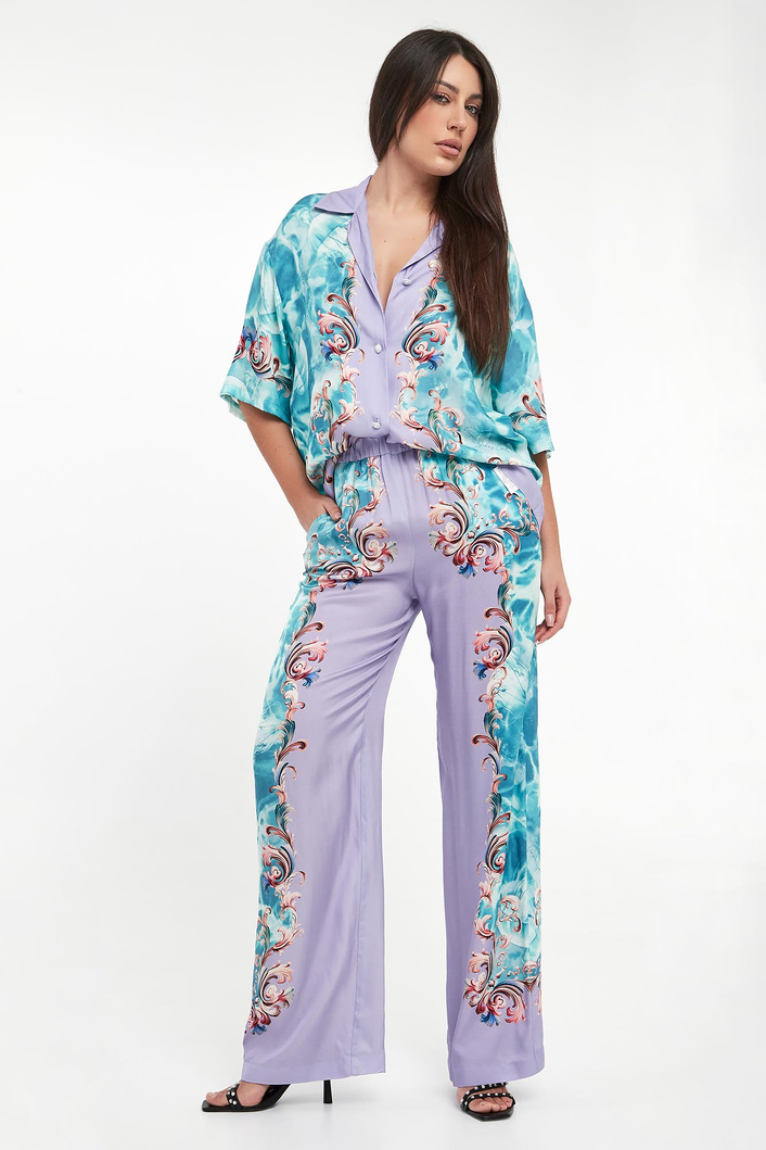 Spodnie damskie ze wzorem VERSACE JEANS COUTURE
