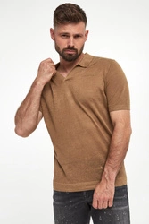 Polo męskie lniane KARL LAGERFELD