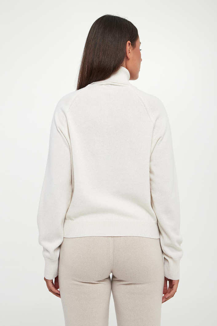 Golf damski wełniany z jedwabiem PESERICO