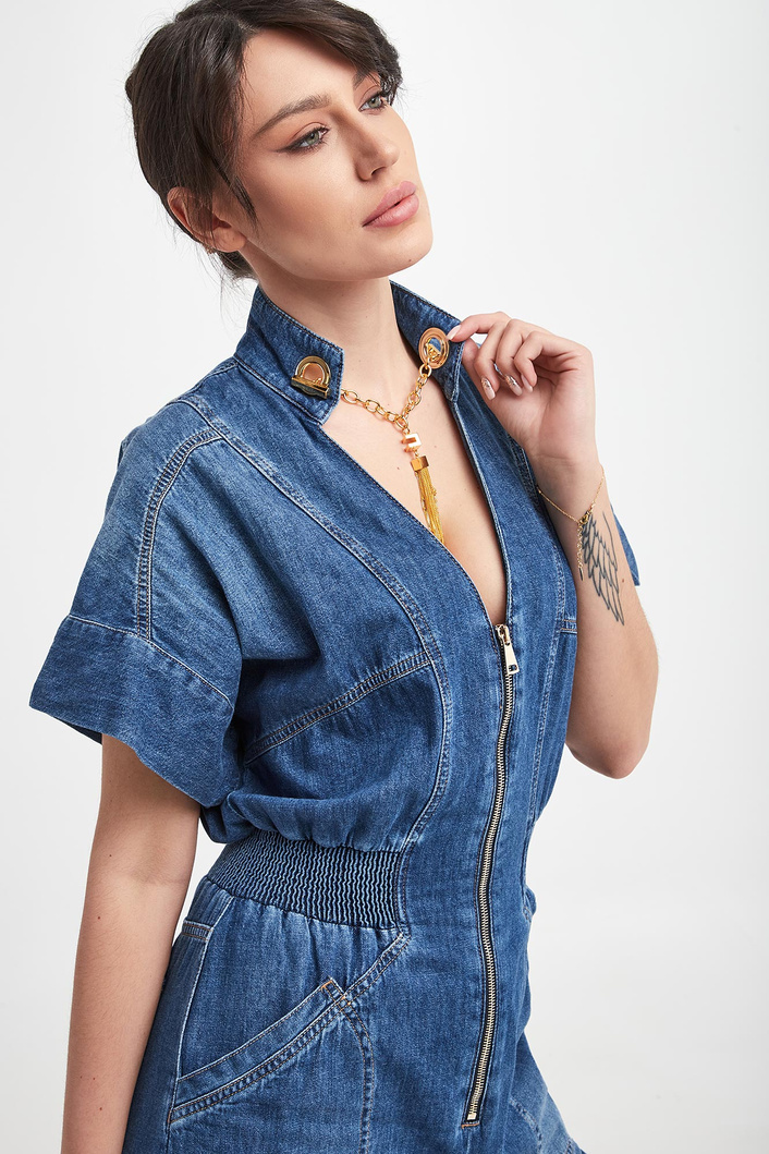 Kombinezon damski jeansowy ELISABETTA FRANCHI