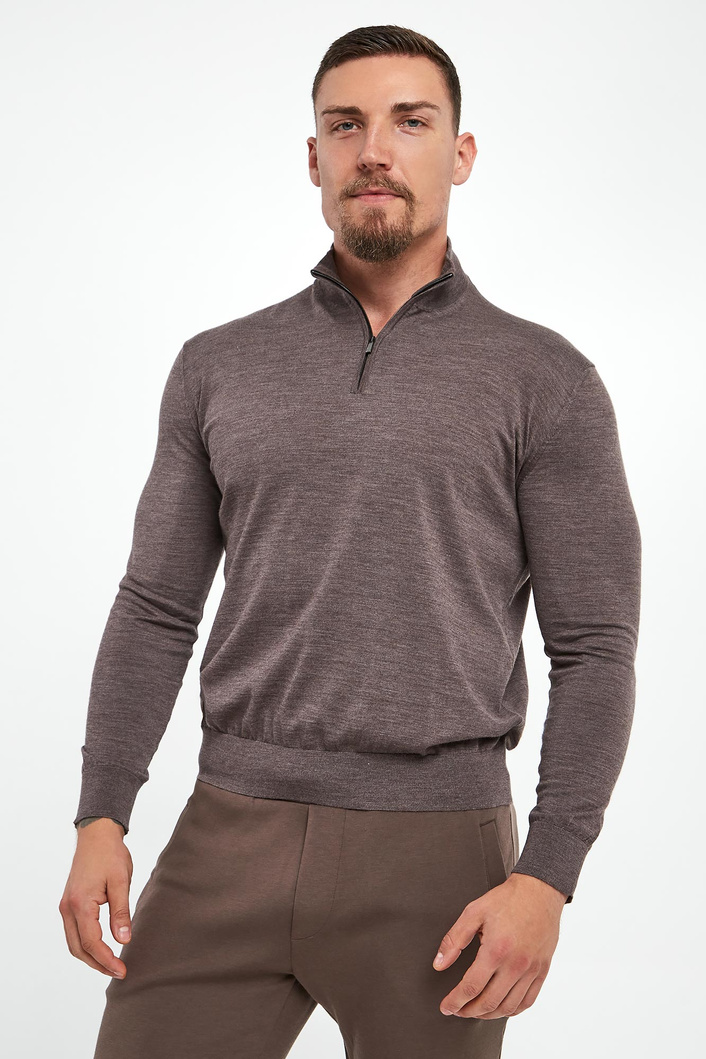 Sweter męski z wełny dziewiczej PAUL&SSHARK