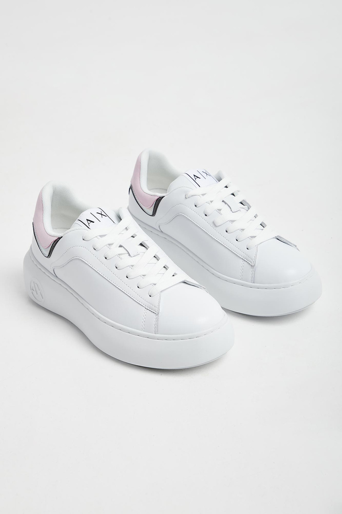 Sneakersy damskie skórzane ARMANI EXCHANGE