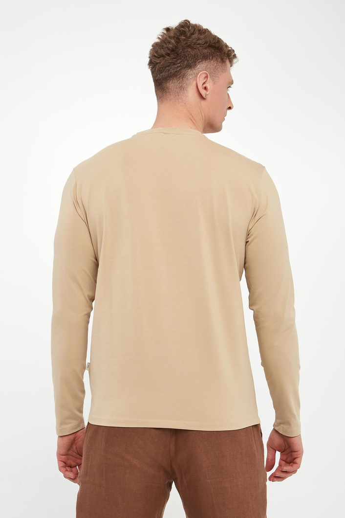 Longsleeve męski z logo LIU JO