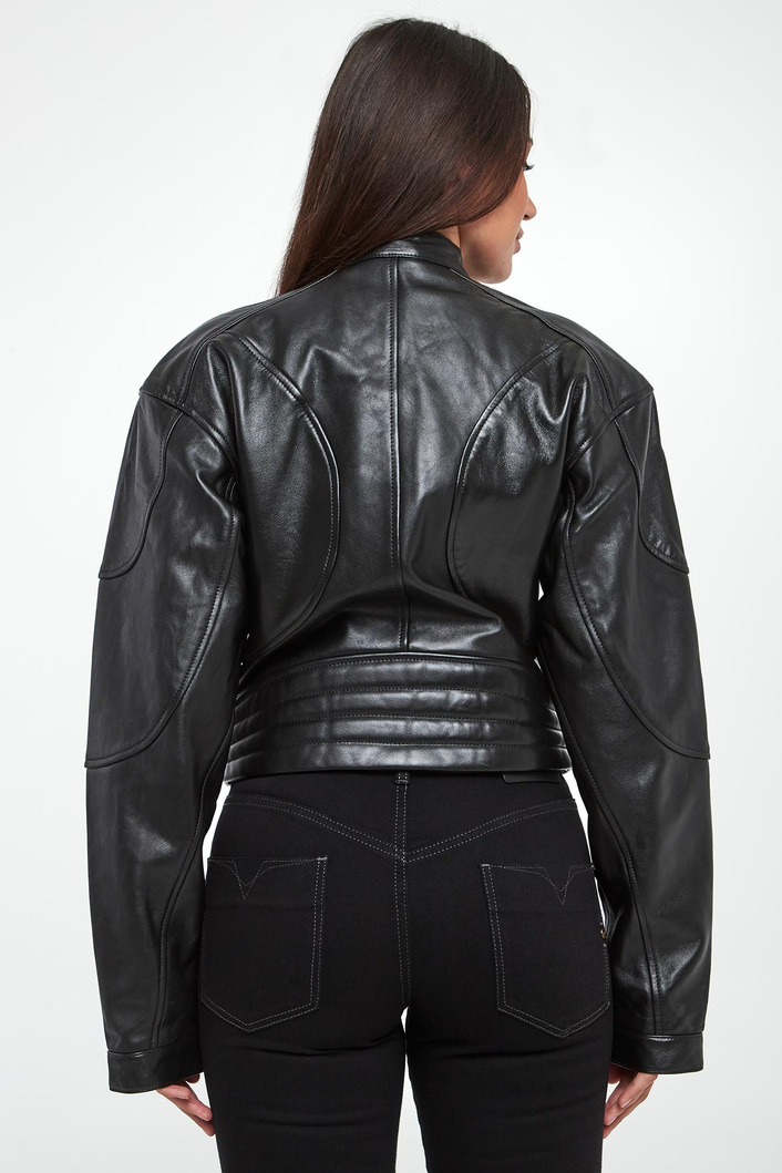 Kurtka damska skórzana VERSACE JEANS COUTURE