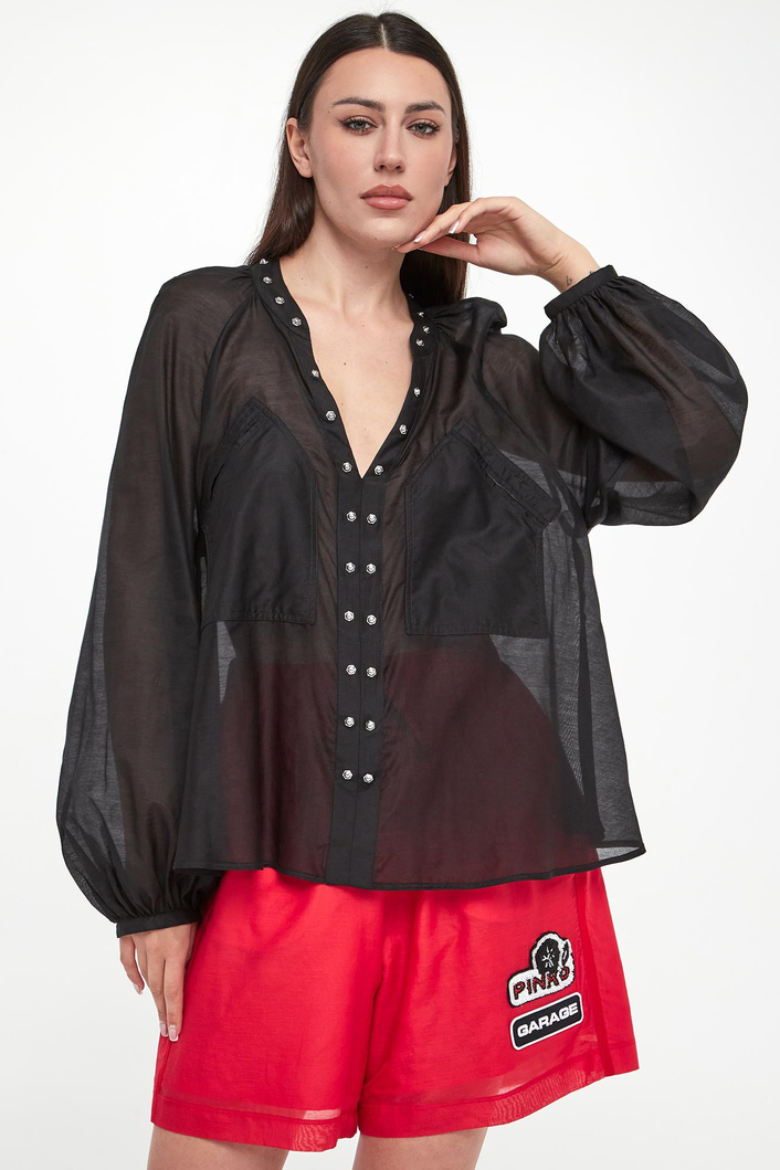Koszula damska z jedwabiem Darren PINKO