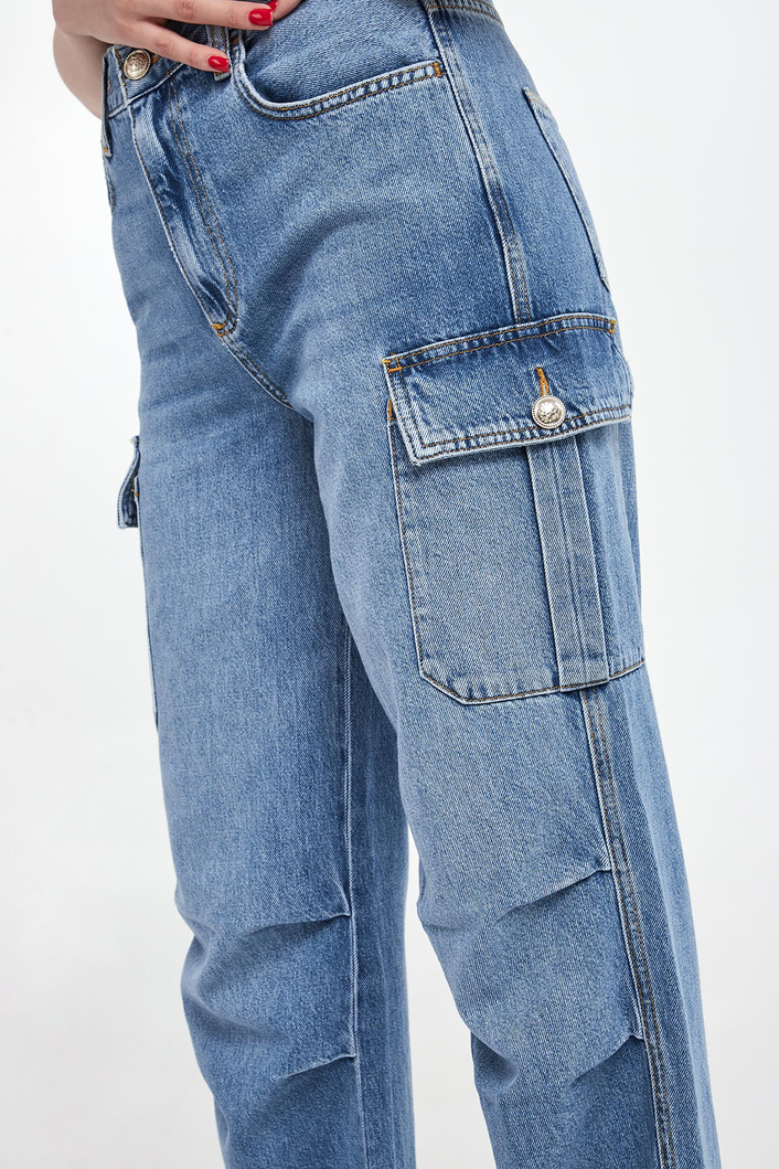 Jeansy damskie cargo LIU JO