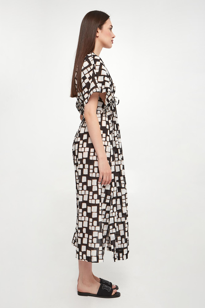 Sukienka we wzory Dorotea MAX MARA BEACHWEAR