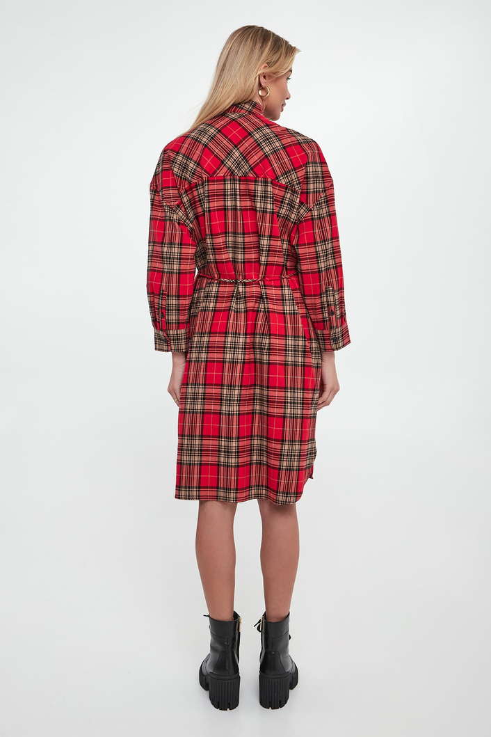 Sukienka koszulowa w kratkę Danny JOOP! JEANS