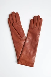 Rękawiczki damskie skórzane Senape WEEKEND MAX MARA