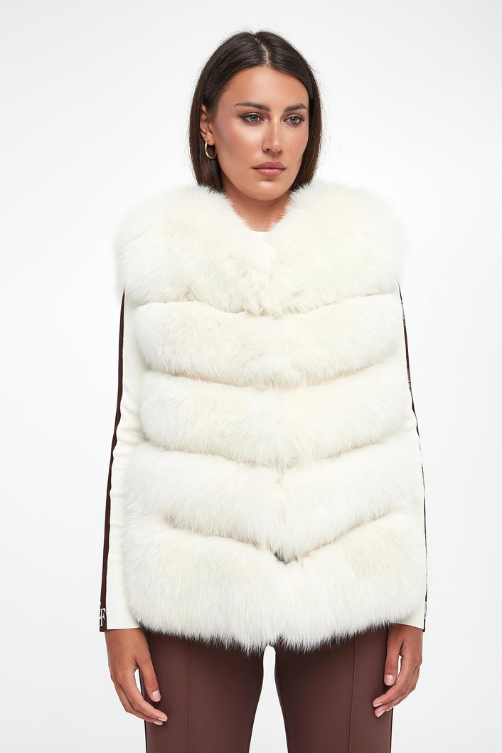 Kamizelka damska futrzana z lisa SUPREMA