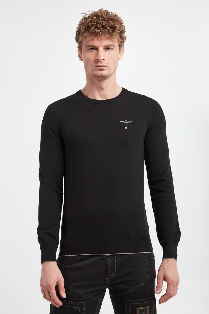 Sweter męski wełniany AERONAUTICA MILITARE