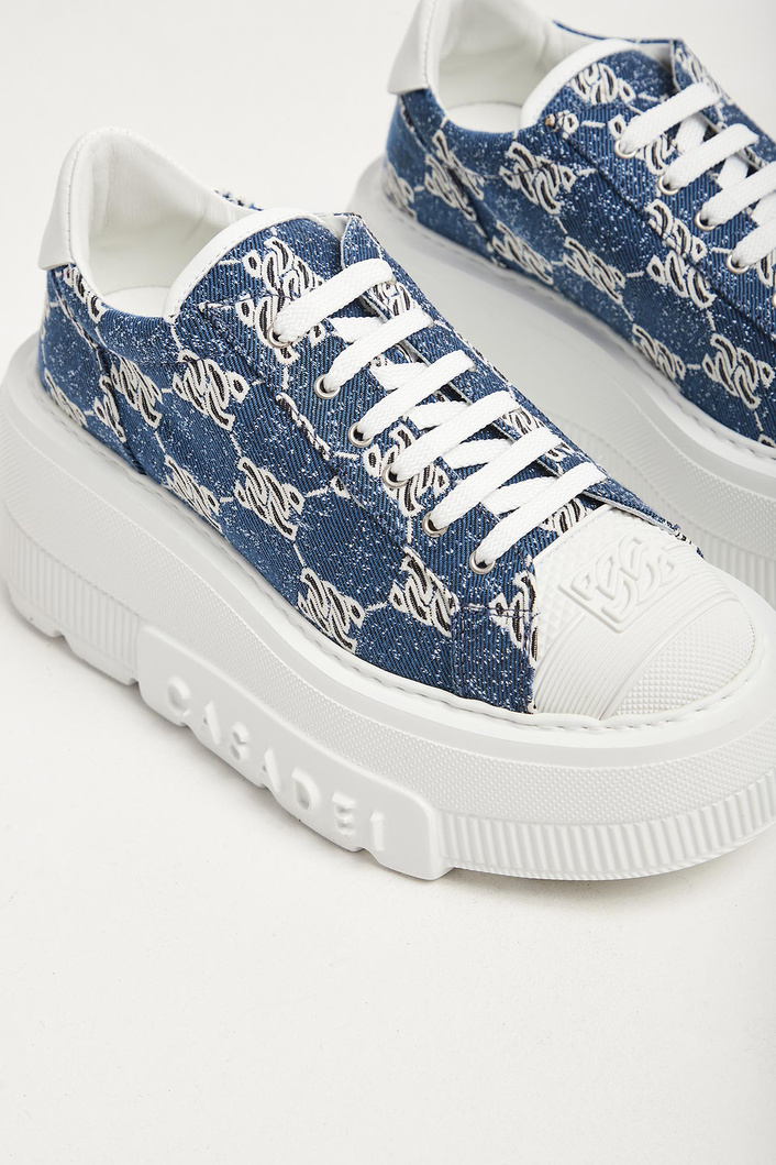 Sneakersy damskie na platformie CASADEI