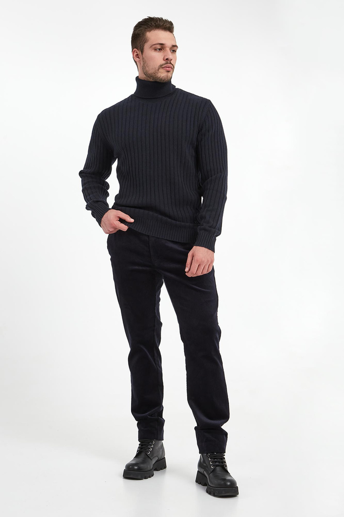Sweter męski wełniany z golfem LIU JO