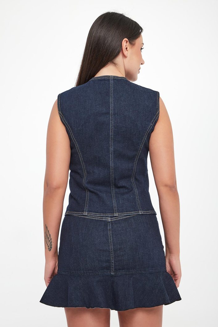 Kamizelka damska jeansowa LIU JO