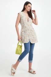 Kamizelka tweedowa TWINSET ACTITUDE