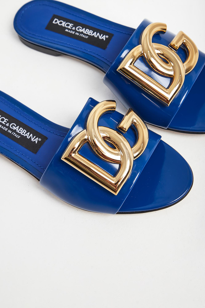 Klapki damskie skórzane DOLCE & GABBANA