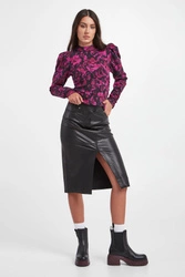 Spódnica skórzana Emma NOTES DU NORD