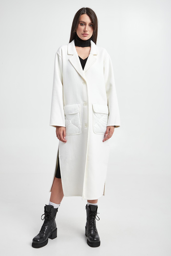 Płaszcz damski wełniany ICE PLAY