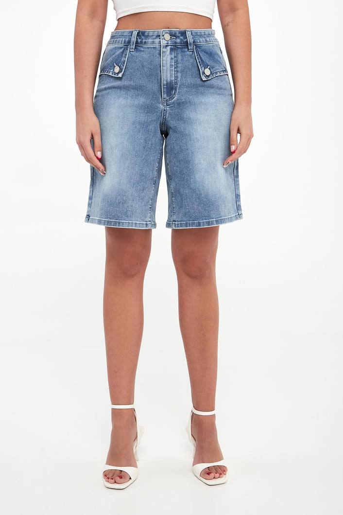 Bermudy damskie jeansowe JOSEPH RIBKOFF