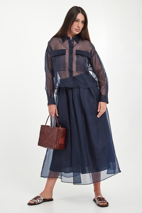 Spódnica z jedwabnej organzy Visino WEEKEND MAX MARA
