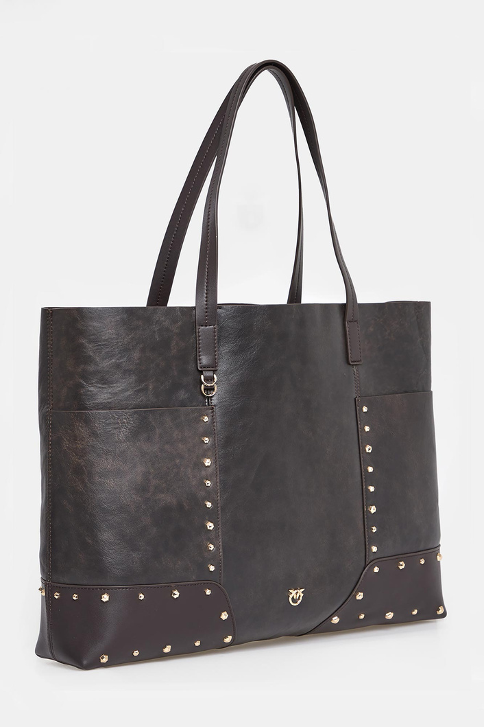 Torebka skórzany shopper PINKO