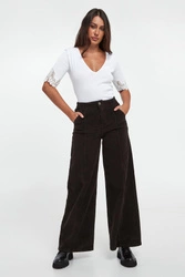 Spodnie damskie sztruksowe TWINSET