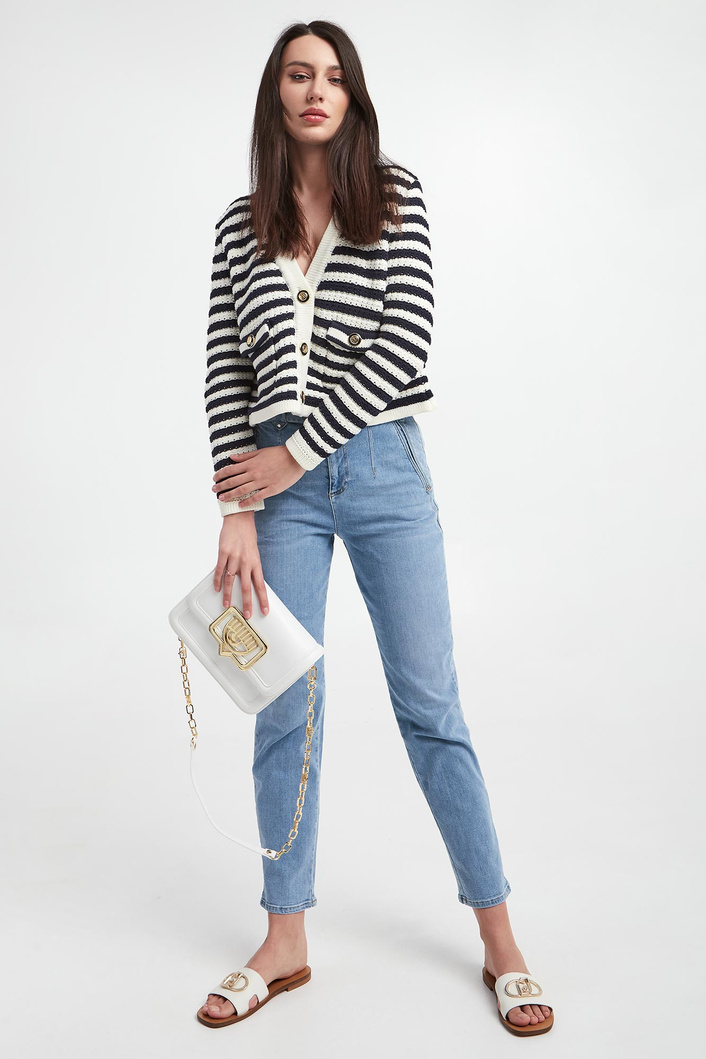 Sweter damski w paski BA&SH