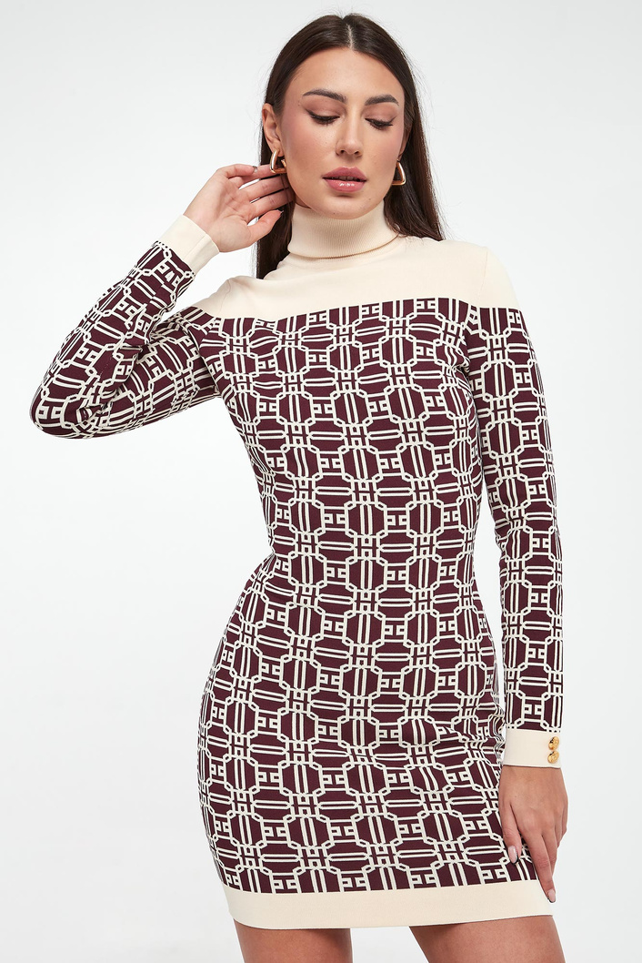 Sukienka mini dzianinowa ELISABETTA FRANCHI