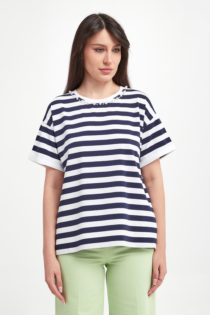 T-shirt damski w paski LIU JO