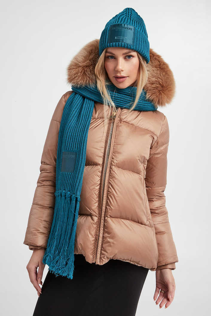 Czapka damska wełniana PATRIZIA PEPE