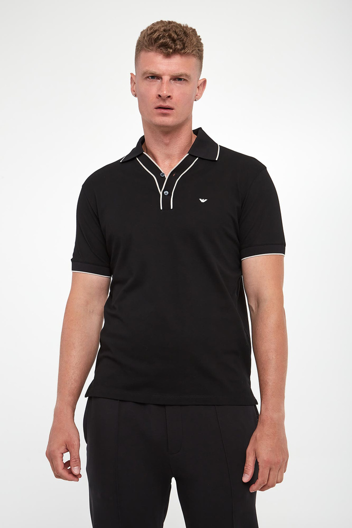 Polo męskie z logo EMPORIO ARMANI