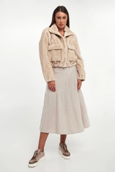 Spódnica wełniana z kaszmirem Ermes MARELLA