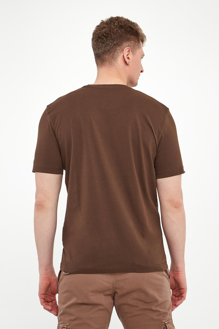 T-shirt męski z logo AERONAUTICA MILITARE