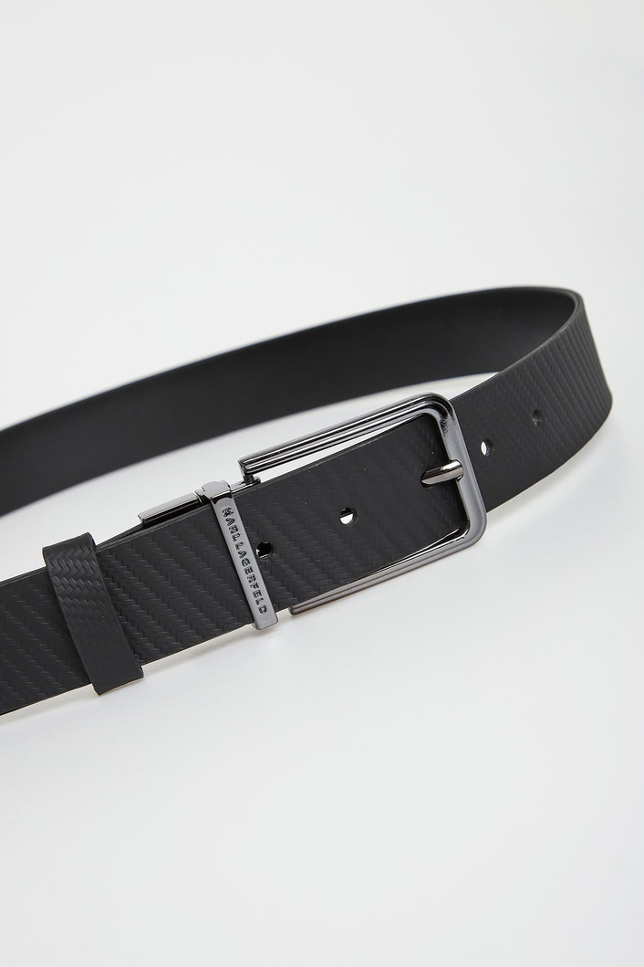 Pasek męski skórzany KARL LAGERFELD.