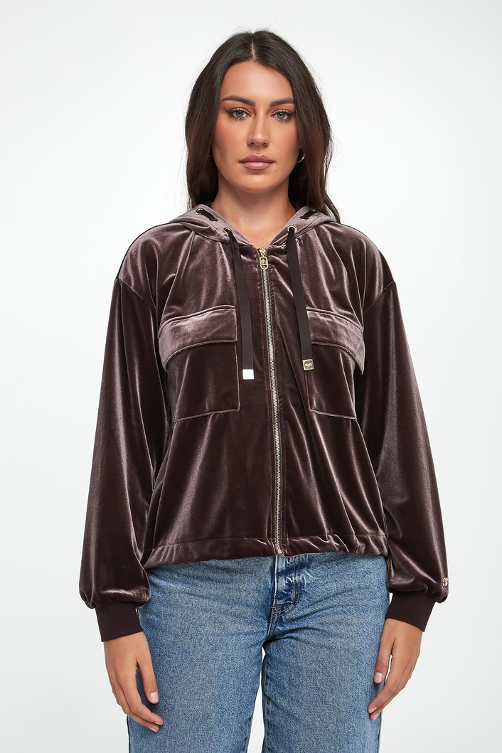 Bluza damska welurowa LIU JO