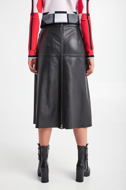 Spódnica skórzana Lambert SPORTMAX CODE
