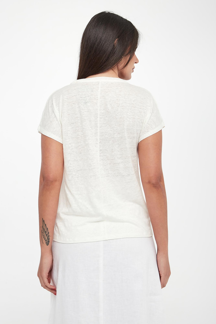 T-shirt damski lniany Arendal ECOALF