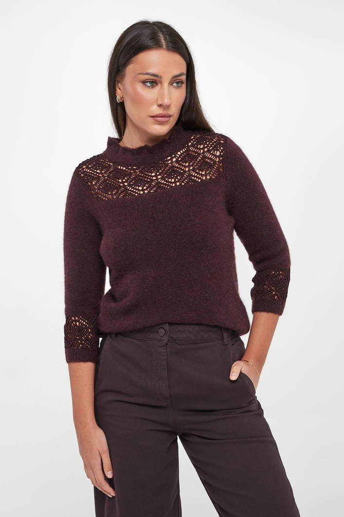 Sweter damski z alpaki Verace MARELLA MONOCHROME