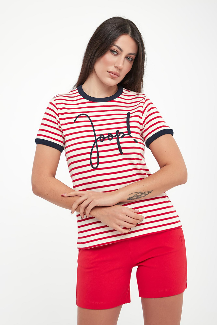 T-shirt damski w paski Trinity JOOP!