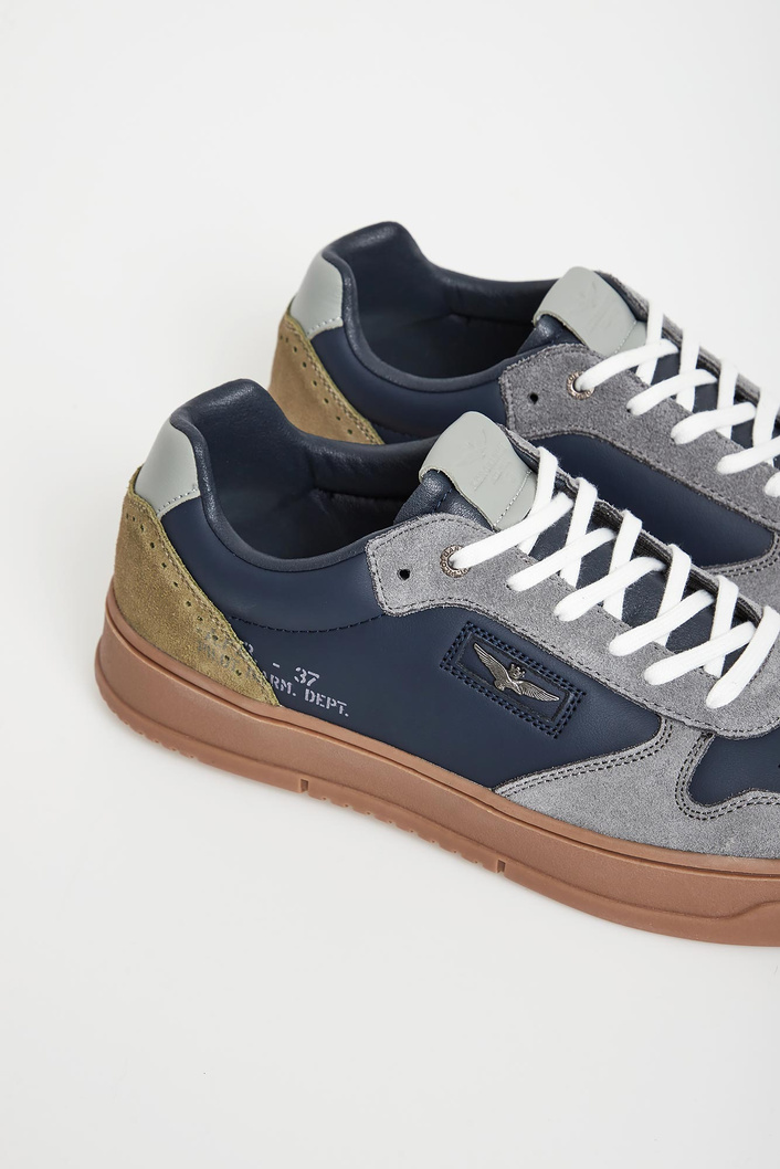 Sneakersy męskie zamszowe AERONAUTICA MILITARE