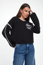 Sweter damski wełniany Alicudi PINKO