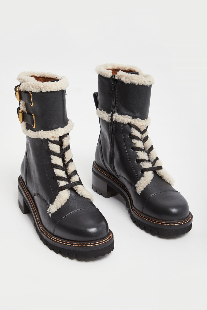 Trapery skórzane SEE BY CHLOÉ