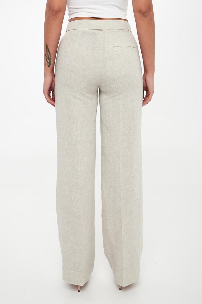 Spodnie damskie lniane TWINSET