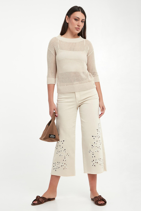 Jeansy damskie ażurowe JOSEPH RIBKOFF JEANS